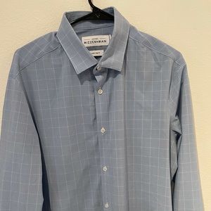 Mizzen+Main Leeward Blue pattern Large Trim Fit